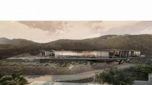 Plot with a building project in Son Vida Plot with a building project in Son Vida